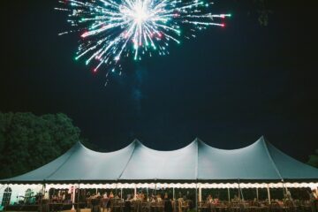 Fireworks After Wedding